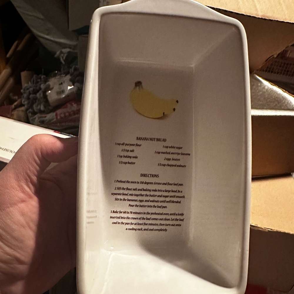 NIB ceramic loaf pan